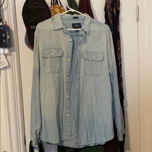 American Eagle Denim Button Down
